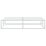 Bed Frame without Mattress White 160x200 cm Metal 4017426