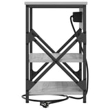 Bedside Cabinet with Shelf 2 pcs Grey Sonoma 41 x 31 x 51 cm 859522