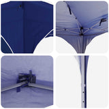 Pop-up Party Tent 192 x 192 x 245 cm Blue 42019824
