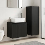 Bathroom Furniture Set 2 pcs Black 33 x 34.5 x 100 cm 3406124