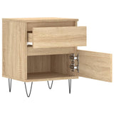 Bedside Cabinet Sonoma Oak 40x35x50 cm Engineered Wood 830674