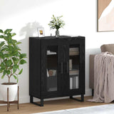 Sideboard Black Oak 69.5 x 34 x 90 cm Engineered Wood 887209