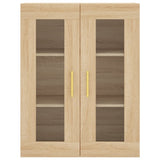 Wall Mounted Cabinet Sonoma Oak 69.5x34x90 cm 828471