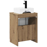 Bathroom Furniture Set Artisan Oak Engineered Wood 3404249