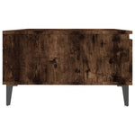 Coffee Table Smoked Oak 90x60x35 cm Engineered Wood 813173