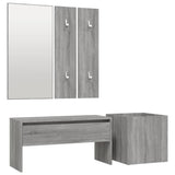Hallway Furniture Set Grey Sonoma Engineered Wood 3120198