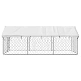 Outdoor Dog Kennel with Roof 400x200x150 cm 171499