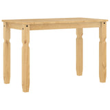 ZNTS Dining Table Corona 112x60x75 cm Solid Wood Pine 4005714