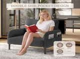 GOMYWAY corduroy fabric, comfortable monochrome single person wide seat chair, suitable for living W2678P422249