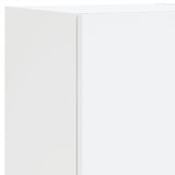 8 Piece TV Wall Cabinet Set with LED Lights White 3216764