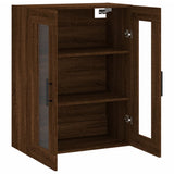 Wall Mounted Cabinet Brown Oak 69.5x34x90 cm 828507