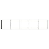 Raised Garden Bed Ivory 400 x 80 x 55 cm cold-rolled steel 8006436