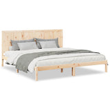 Extra Long Bed Frame without Mattress 200x210 cm Solid Wood 3309249