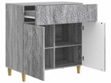 Sideboard Grey Sonoma 66 x 34.5 x 90 cm Engineered Wood 895101
