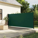 Retractable Side Awning Dark Green 180x500 cm 4004455