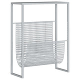 Magazine Rack Silver 35x15x45 cm Steel 331670