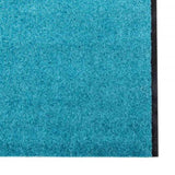 Doormat Cyan and Black 120 x 350 cm 100% Polyamide 4100751