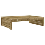 ZNTS 2 Piece Garden Lounge Set Impregnated Wood Pine 3186626