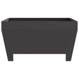 Fire Pit Black 80 x 80 x 43 cm Steel 858944