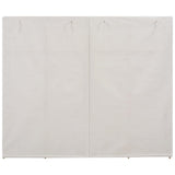 Wardrobe White 200x40x170 cm Fabric 248200