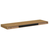 Wall Shelf 4 pcs Brown 80 x 23.5 x 3.8 cm Engineered Wood 42019952