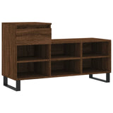 Shoe Cabinet Brown Oak 102x36x60 cm Engineered Wood 831379