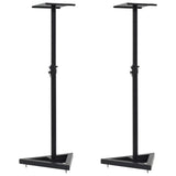 Studio Monitor Speaker Stands 2 pcs Black Steel 70083