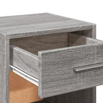 ZNTS Bedside Cabinets 2 pcs Grey Sonoma 35x34x65 cm Engineered Wood 840587