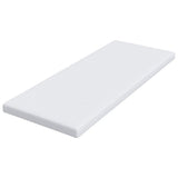Mattress Topper White 80 x 200 x 7 cm Jaquard Fabric 4106232