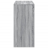 Bar Table Grey Sonoma 102x50x103.5 cm Engineered Wood 854432