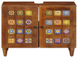 Bathroom Sink Cabinet with Storage Walnut 62 x 33 x 58 cm 4018243