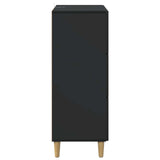 Drawer Cabinet Black 66 x 34.5 x 90 cm Engineered Wood 894606