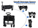 330LB Heavy Duty Foldable Trolley Cart Wagon Garden Beach Camping Festival UK 64776013