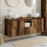 Bathroom Cabinet Set 3 pcs Old Wood 49.5 x 35 x 63 cm 3405625
