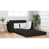 Sofa Bed Black 148 x 71 x 83 cm Fabric 4106675