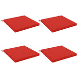 4-Piece Seat Cushions SOEST 4 pcs 100% Polyester Red 944694