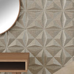 ZNTS Wall Panels 24 pcs Beton 50x50 cm XPS 6 m² Origami 4100063