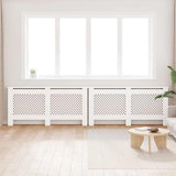 Radiator Covers 2 pcs White 172x19x81.5 cm MDF 3051379