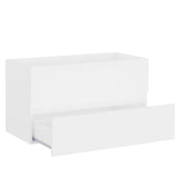Sink Cabinet with Built-in Basin White Engineered Wood 3071549