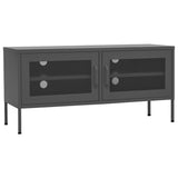 TV Cabinet Anthracite 105x35x50 cm Steel 336240