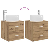 Bathroom Furniture Set 3 pcs Artisan Oak 49.5 x 44.5 x 66 cm 3405930