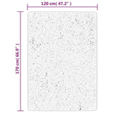 Rug IZA Short Pile Scandinavian Look Anthracite 120x170 cm 375428