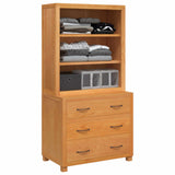 Storage Furniture Set with Drawer Brown Engineered wood 3328635