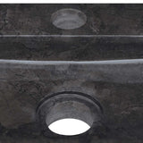 Sink Black 38x24x6.5 cm Marble 149187