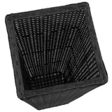 Garden Raised Beds 3 pcs Poly Rattan Black 40534