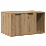 Cat Litter Box Enclosure Artisian Oak 80x50x45 cm Engineered Wood 857741