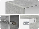 Bathroom Mirror Cabinet Concrete Grey 100 x 14.5 x 70 cm 889122