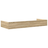 Bed Frame with Headboard Sonoma Oak 75 x 190 cm Engineered Wood 3335255