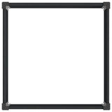 Garden Raised Bed Black 100 x 100 x 91 cm WPC and Aluminium 42038979