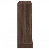 Fireplace Surround Brown Oak 100x30x87.5 cm Engineered Wood 854568